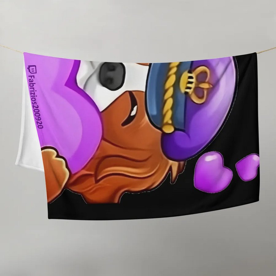 Playful dog Throw Blanket product image (21)