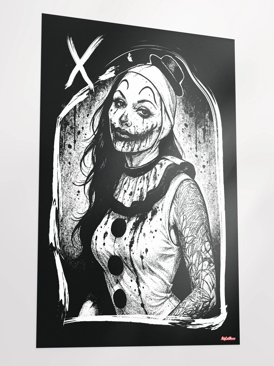 Ally Terrified clown poster product image (3)
