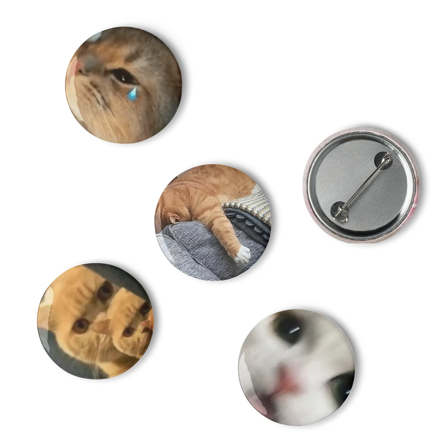 Set of Pin Buttons: Meme Cats 10 product image (6)