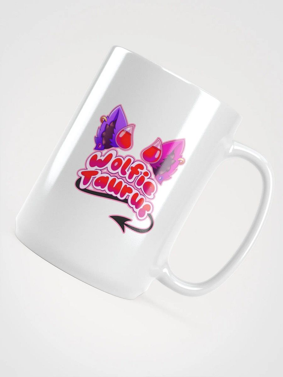 Wolfie taurus logo on white mug product image (4)