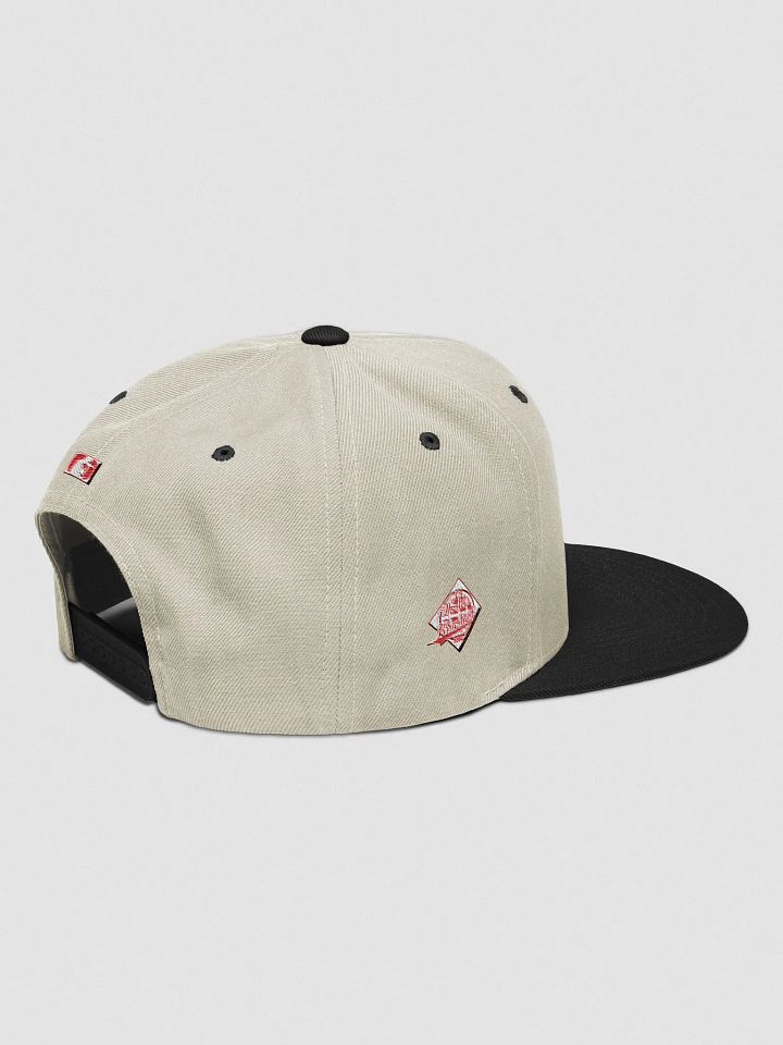 Knarly Era Embroidered Snapback (Natural/Black) product image (2)