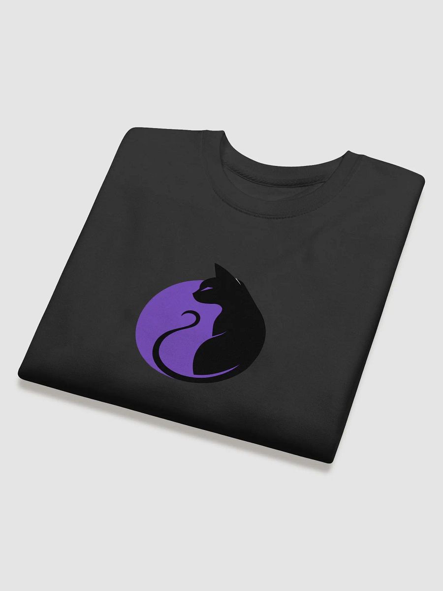 Kawaiikitten Purple Black Cat Sweatshirt product image (35)