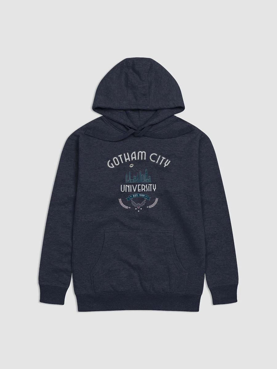 Gotham City University Hoodie with Bat Signal, a graphic Comic Book College Hoodie, Unisex product image (13)