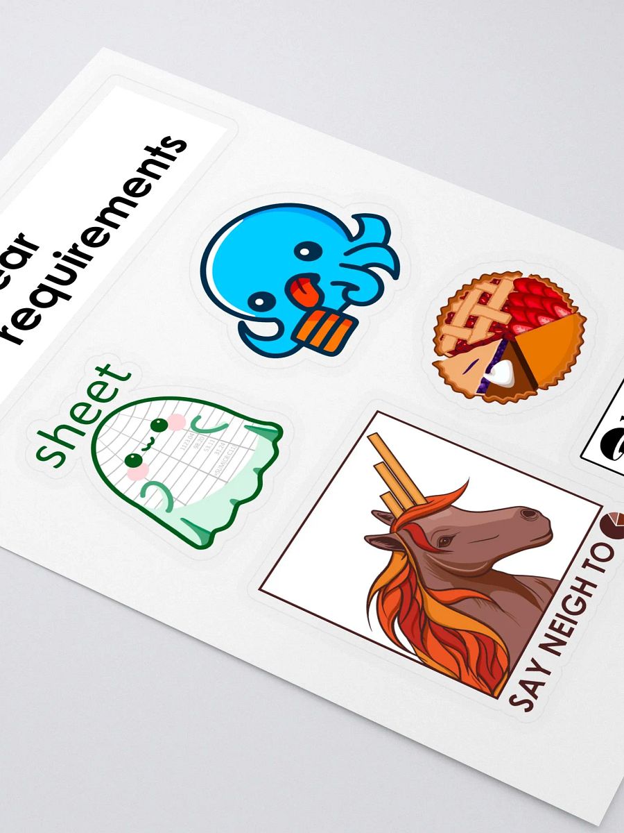 Sticker Sheet - Collection 1 product image (2)