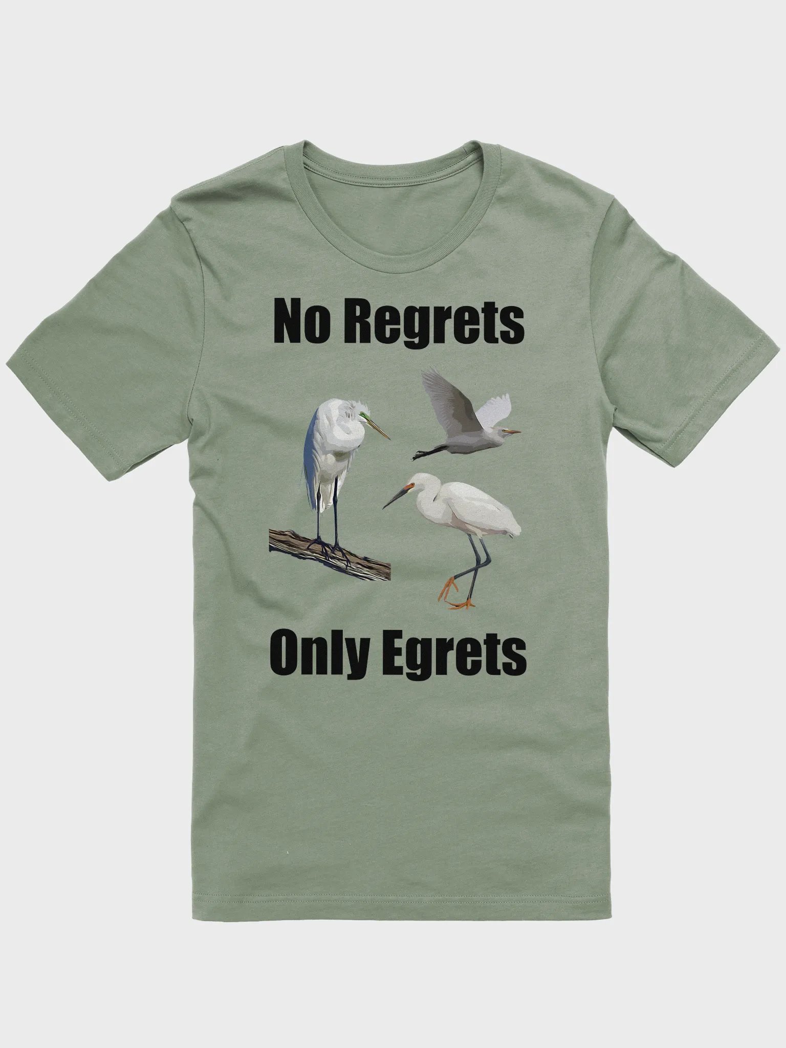 No Regrets Only Egrets T-shirt product image (1)