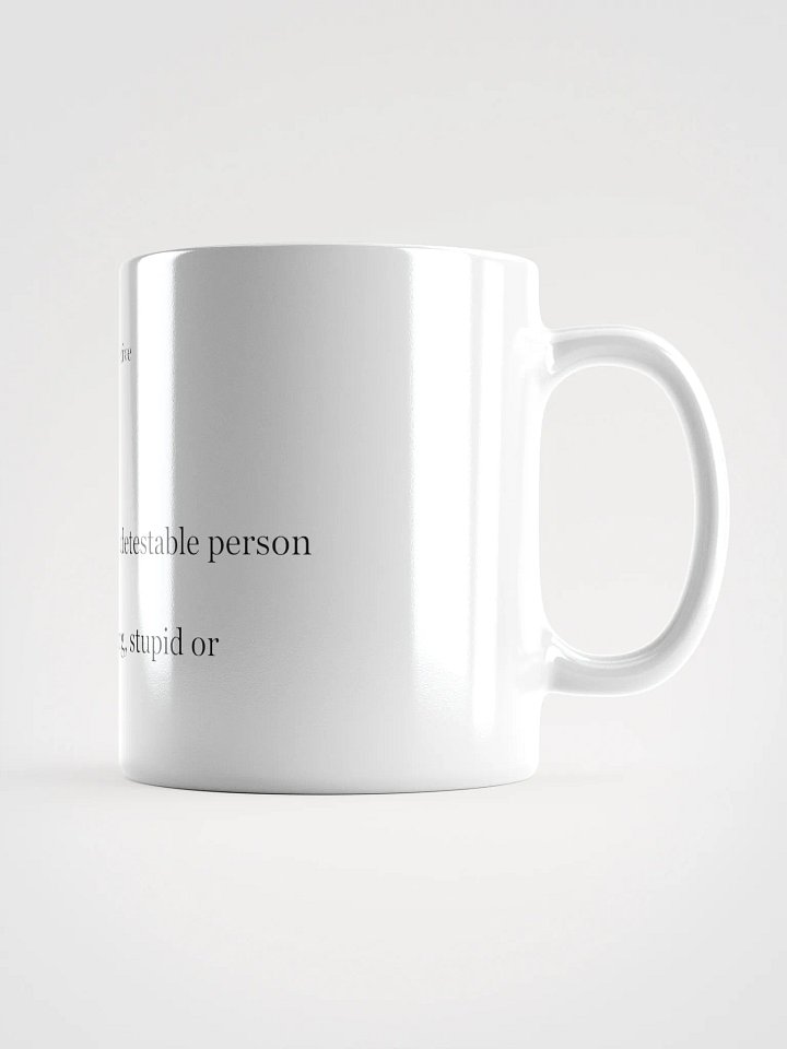 "shlompy" mug, white product image (3)