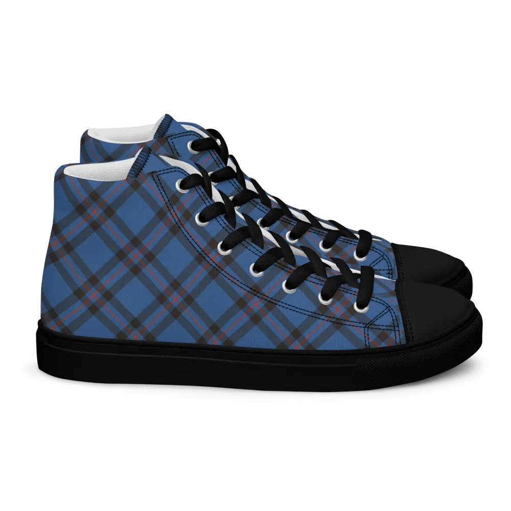 Elliot Tartan Men's High Top Shoes product image (3)