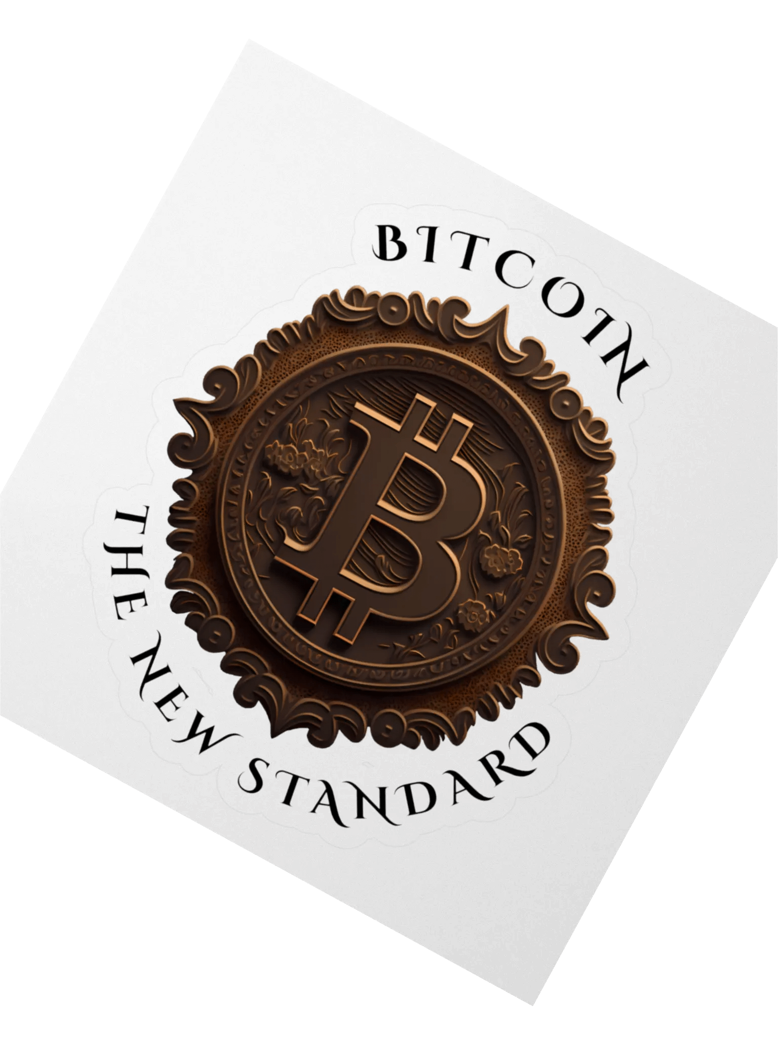 Bitcoin The New Standard Kiss Cut Stickers product image (2)