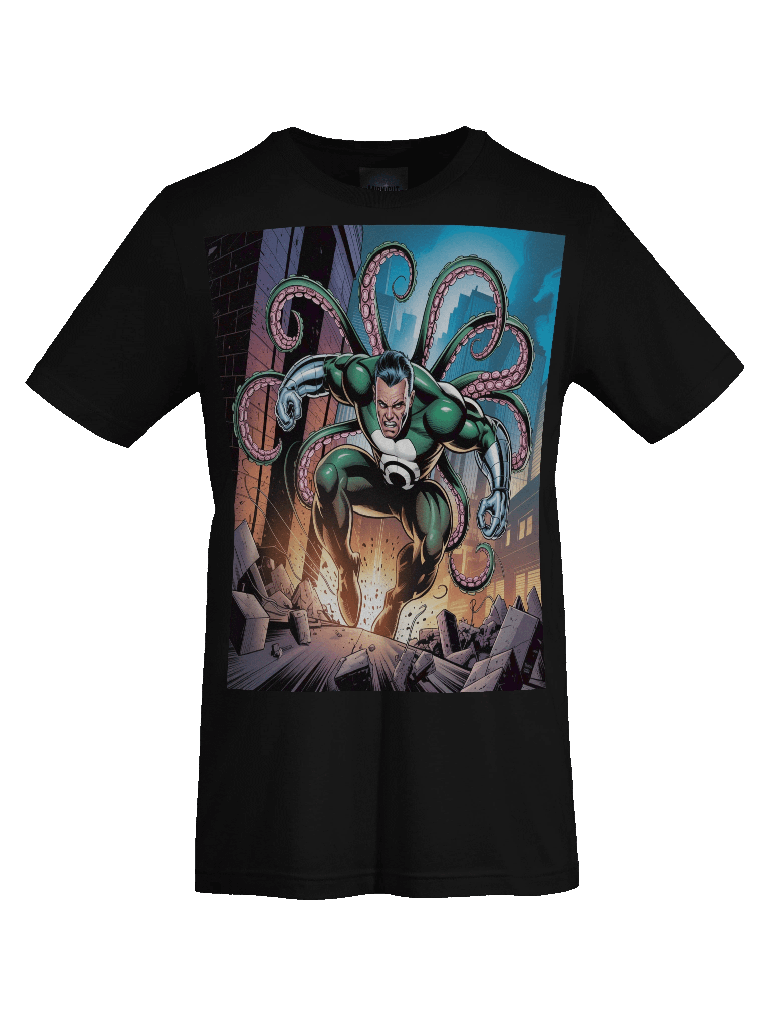 Doctor Octopus Tentacle Tempest Supersoft T-Shirt – Octo Onslaught Eclipse product image (1)