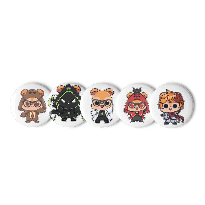 Kuma Cosplay Pins Set 001 product image (2)