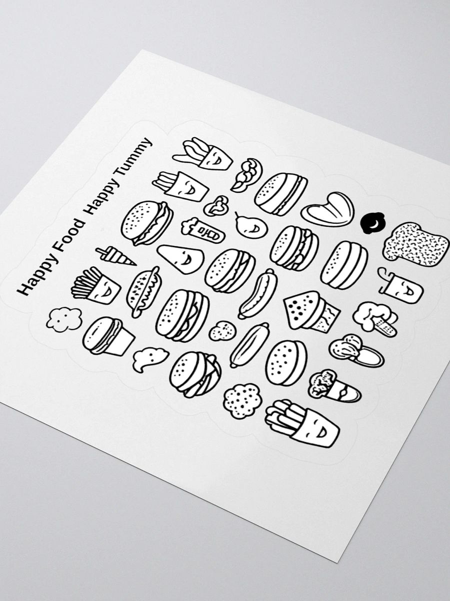Happy Food, Happy Tummy — Smiling Snacks Sticker product image (12)