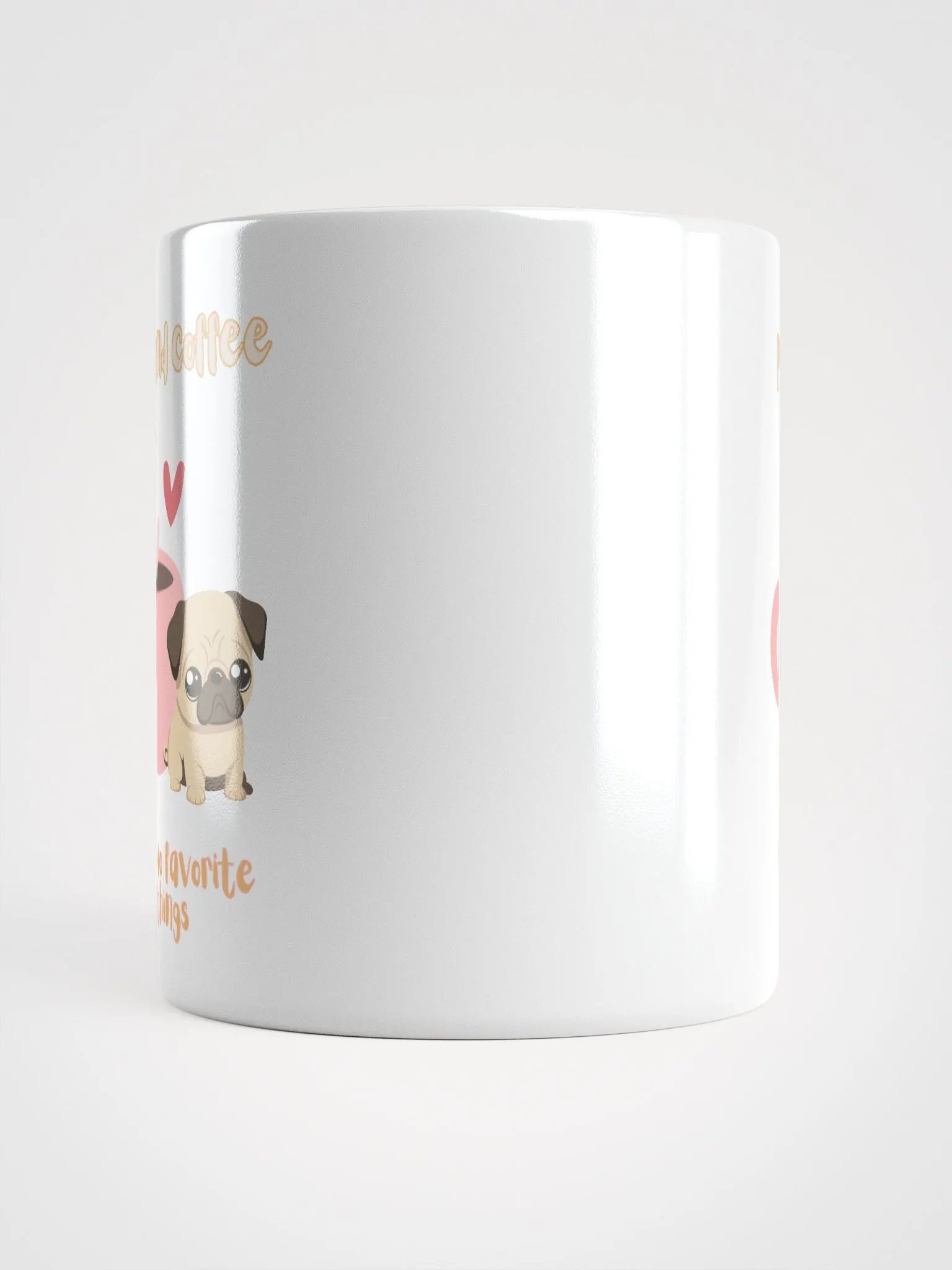 Pug and Coffee My Two Favorite Things Mug product image (5)
