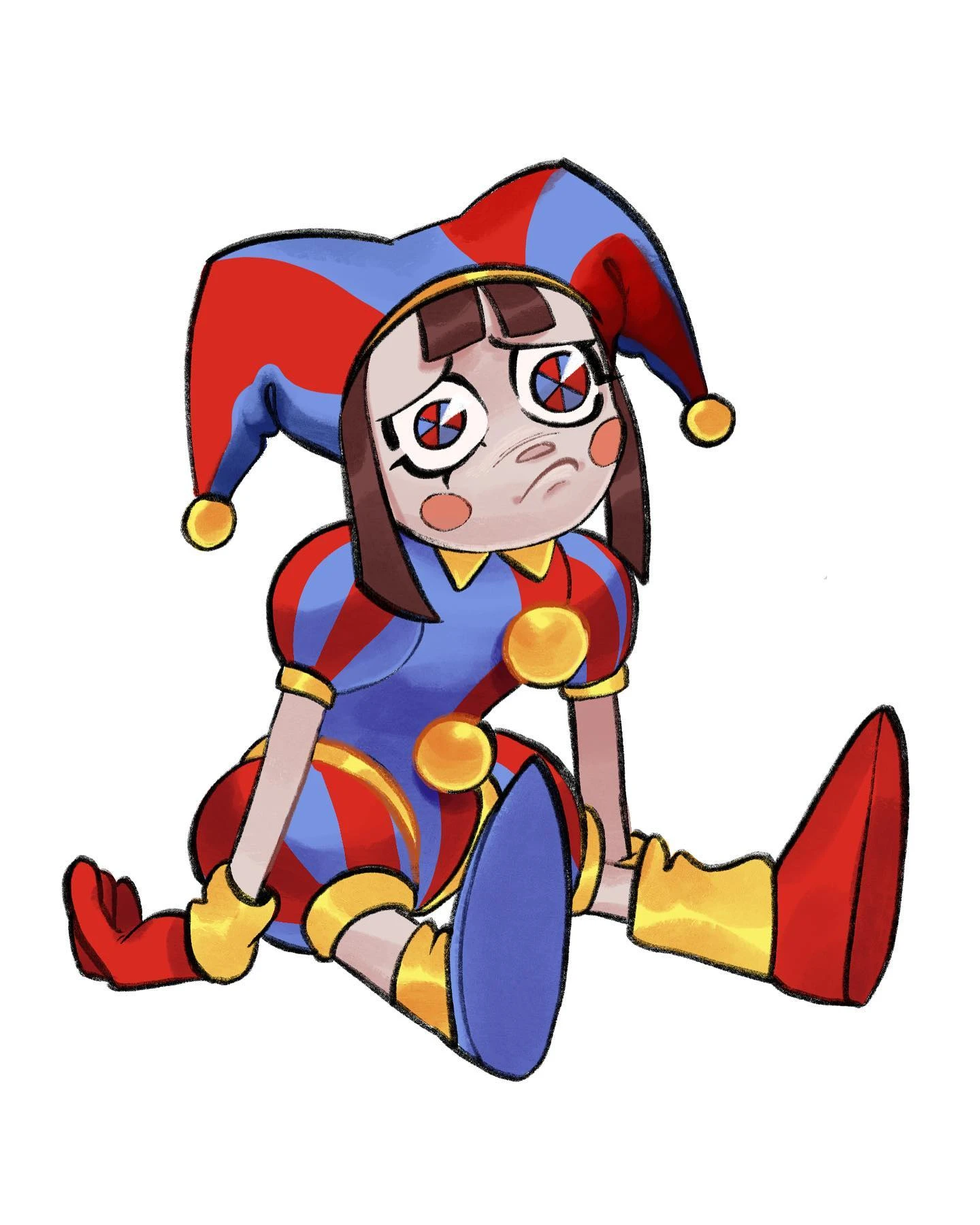 Sad Jester Girl #tadc #pomni