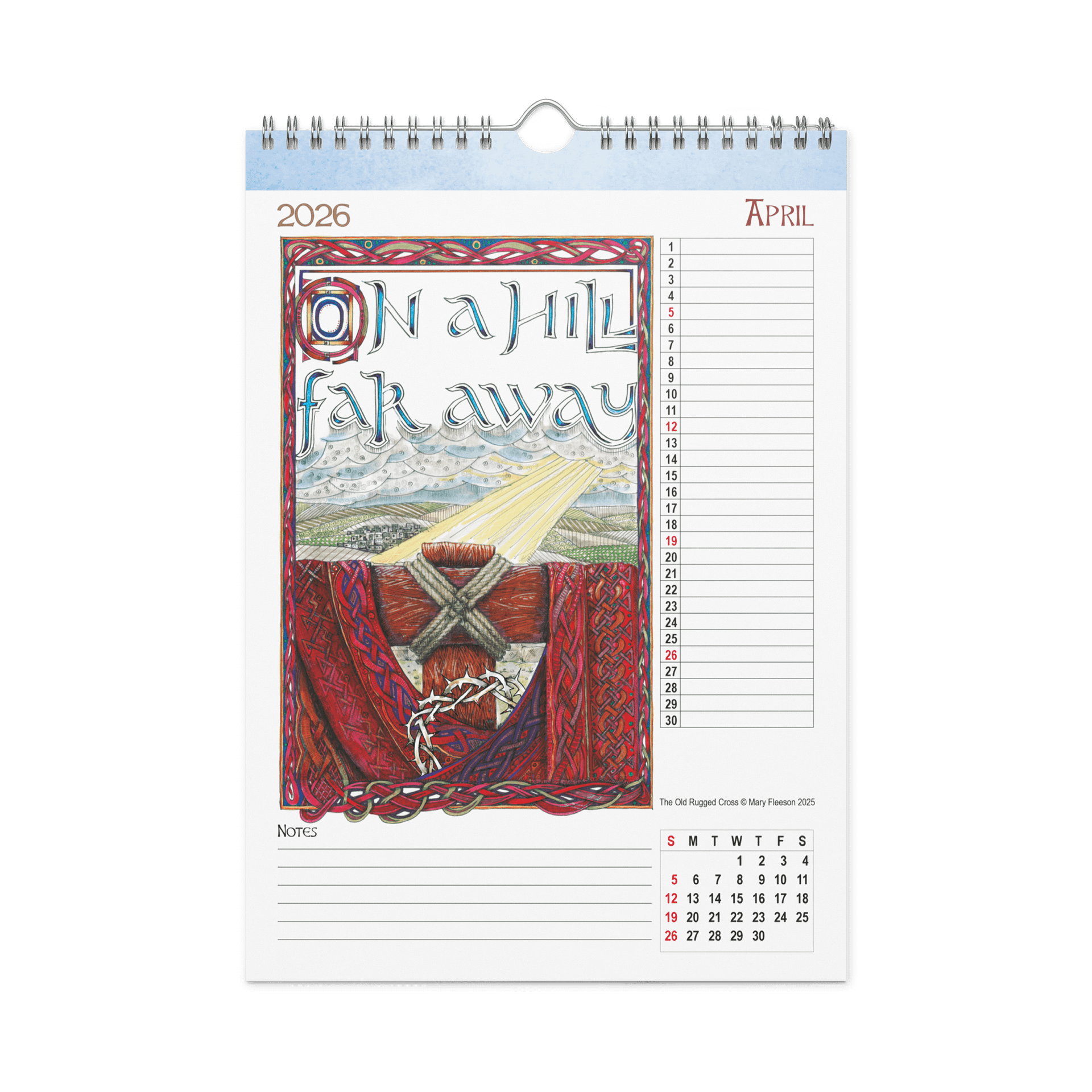 The Lindisfarne Scriptorium Calendar for 2026 product image (2)