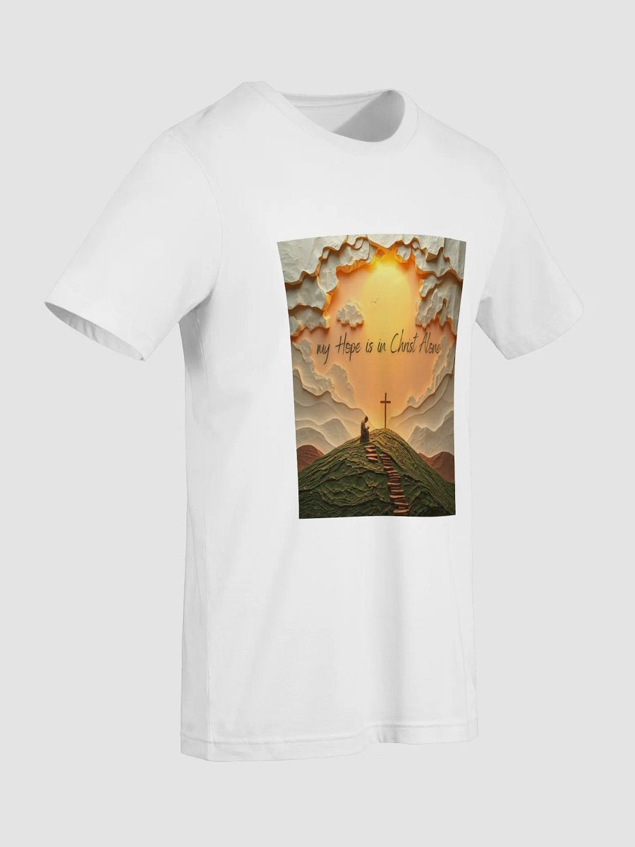 Christian T-Shirt – My Hope Is in Christ Alone | Faith-Based Unisex Tee product image (9)