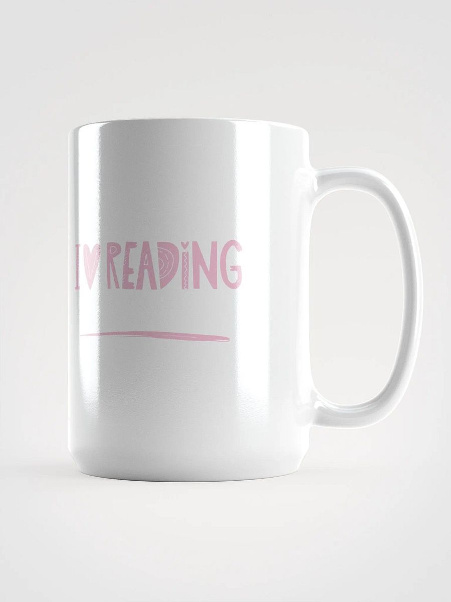 I ♥ READING White Glossy Mug 📖 product image (1)