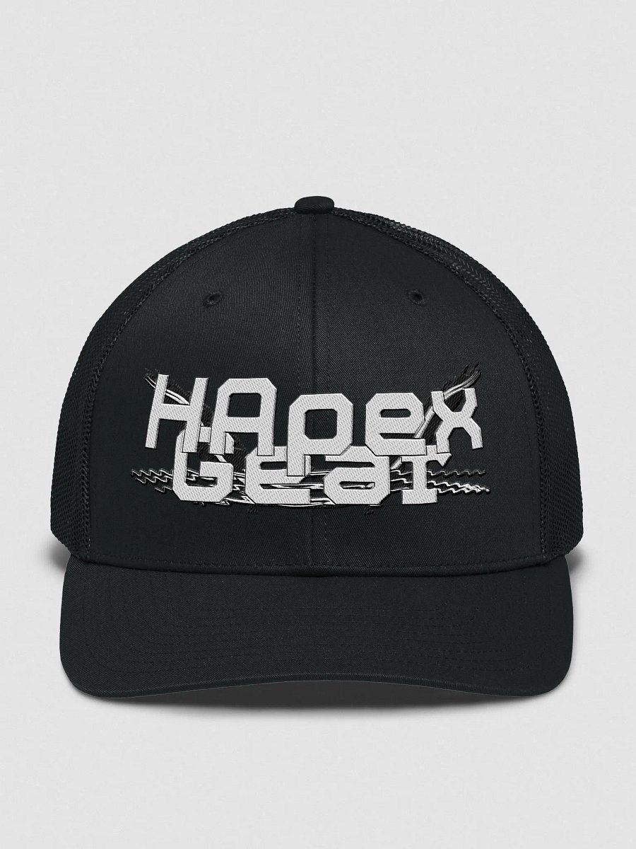 Trucker Hat - Embroidered - White HApex Gear White Logo product image (1)