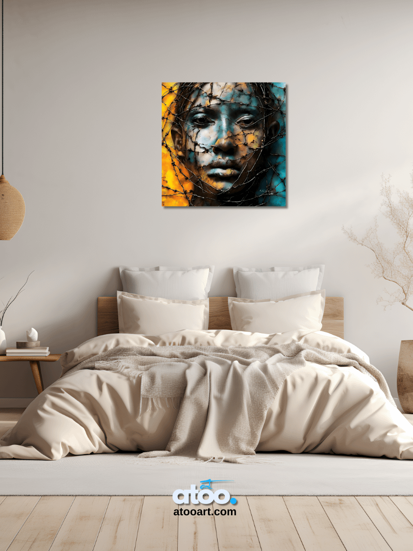 Be Free to Yourself | Angry Sadness | Canvas Painting product image (5)