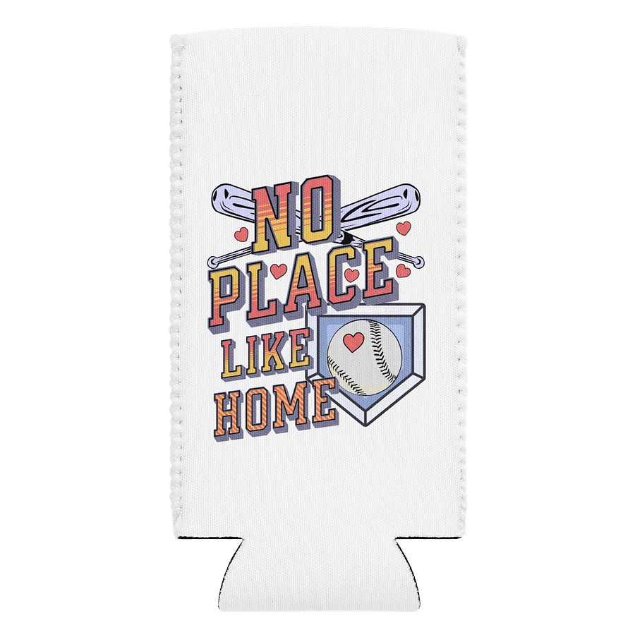 No Place Like Home Baseball Run Can Cooler product image (1)