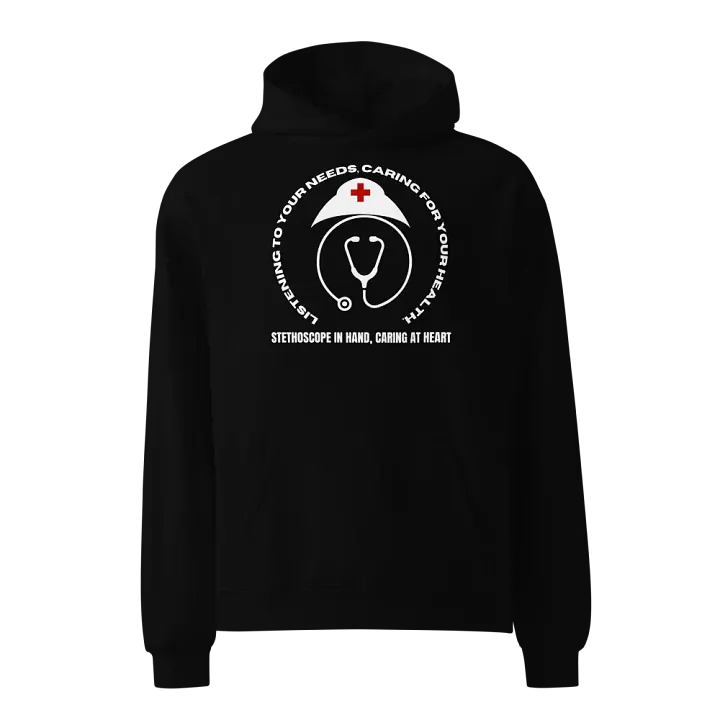 Heartfelt Care Nurse Hoodie product image (1)