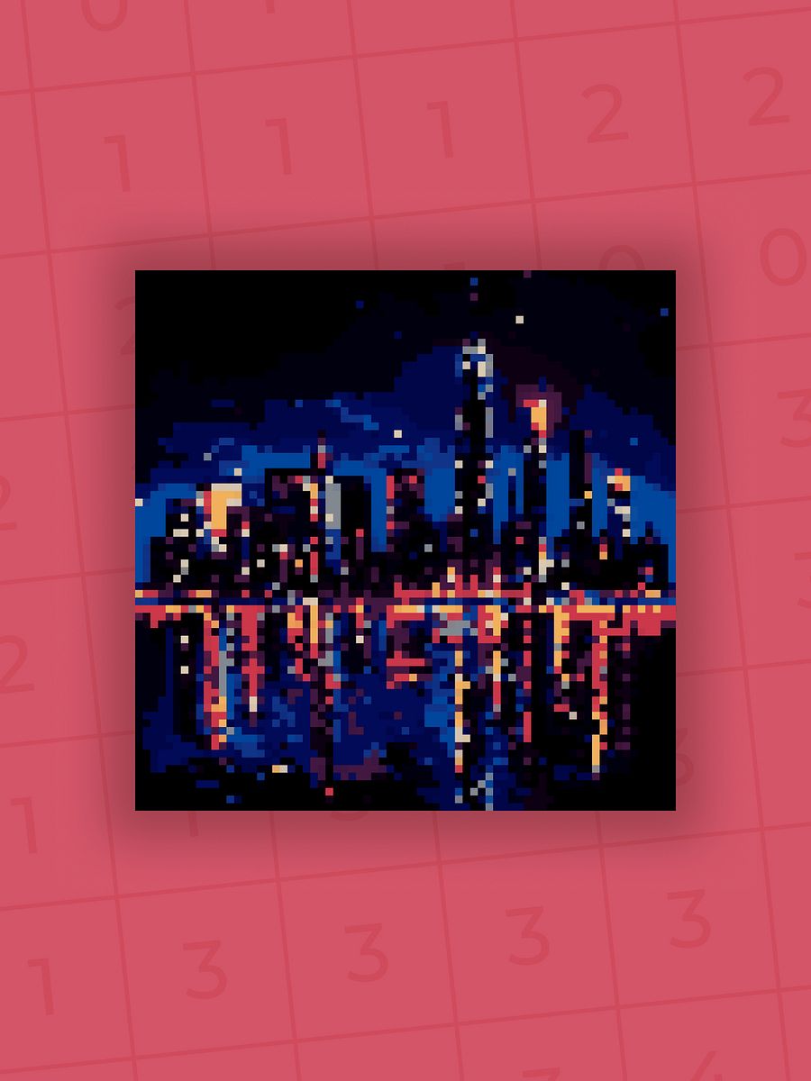 City skyline at night product image (1)