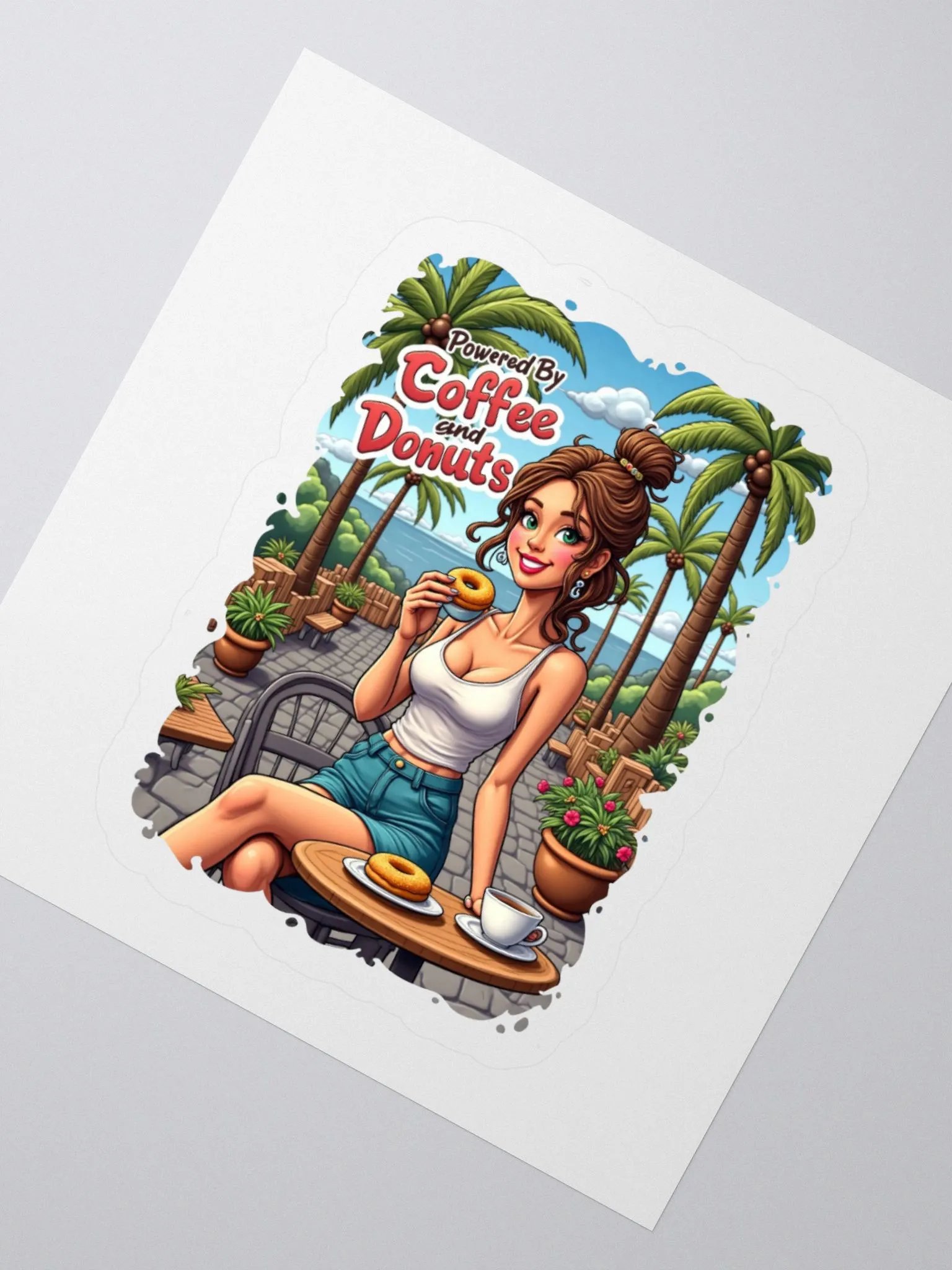 Coffee & Donuts Vibes Sticker Pack product image (4)