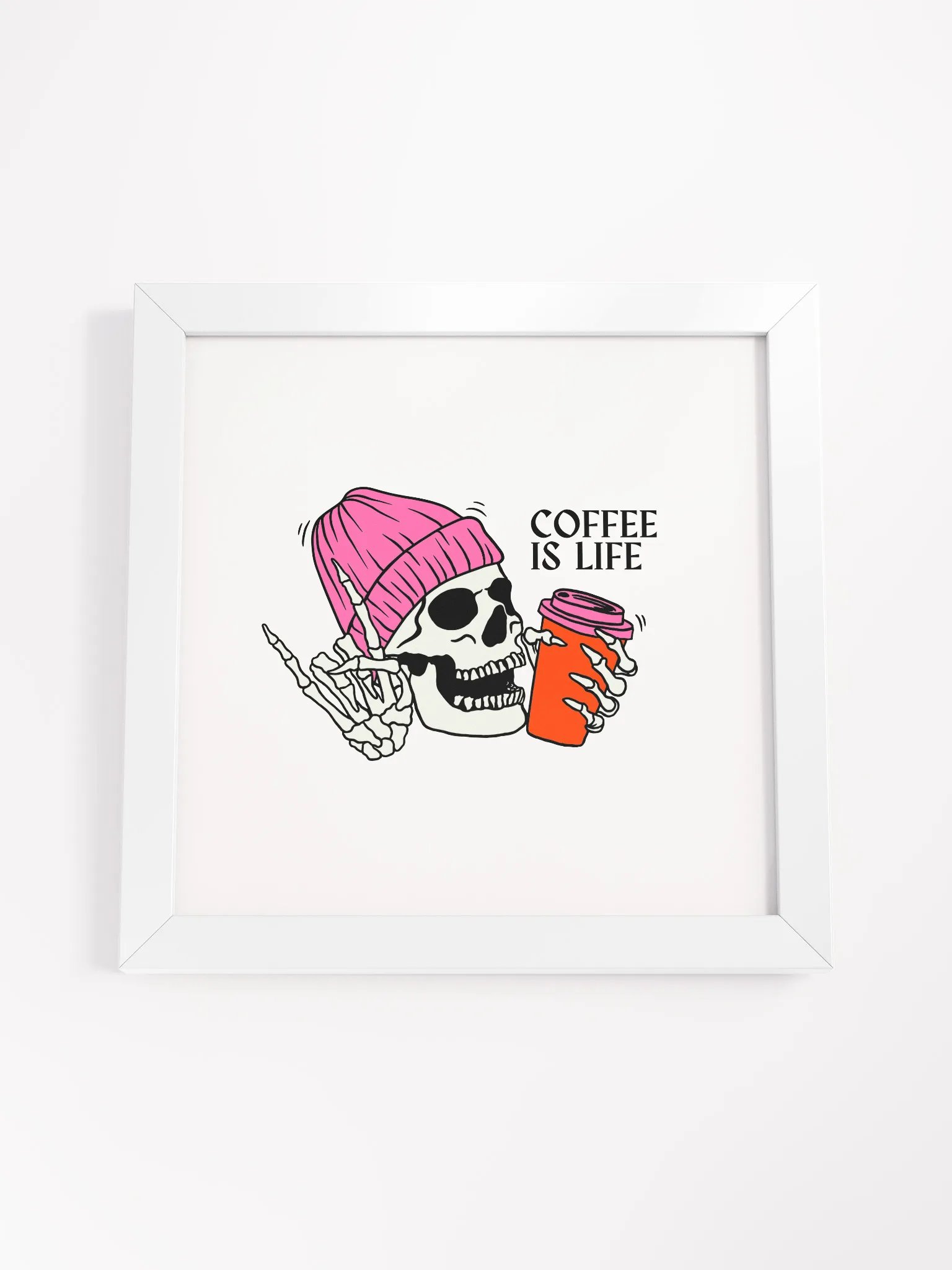 Coffee is Life Framed Print product image (4)