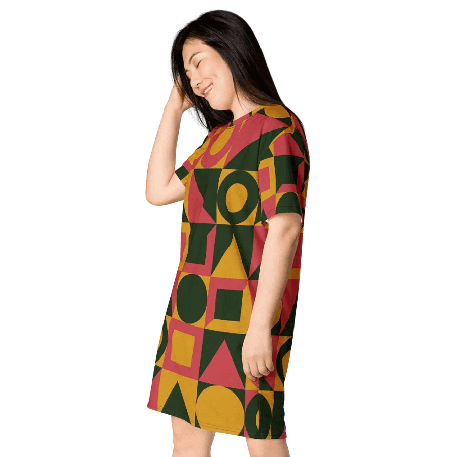 Geometric Galaxy T Shirt Dress product image (5)