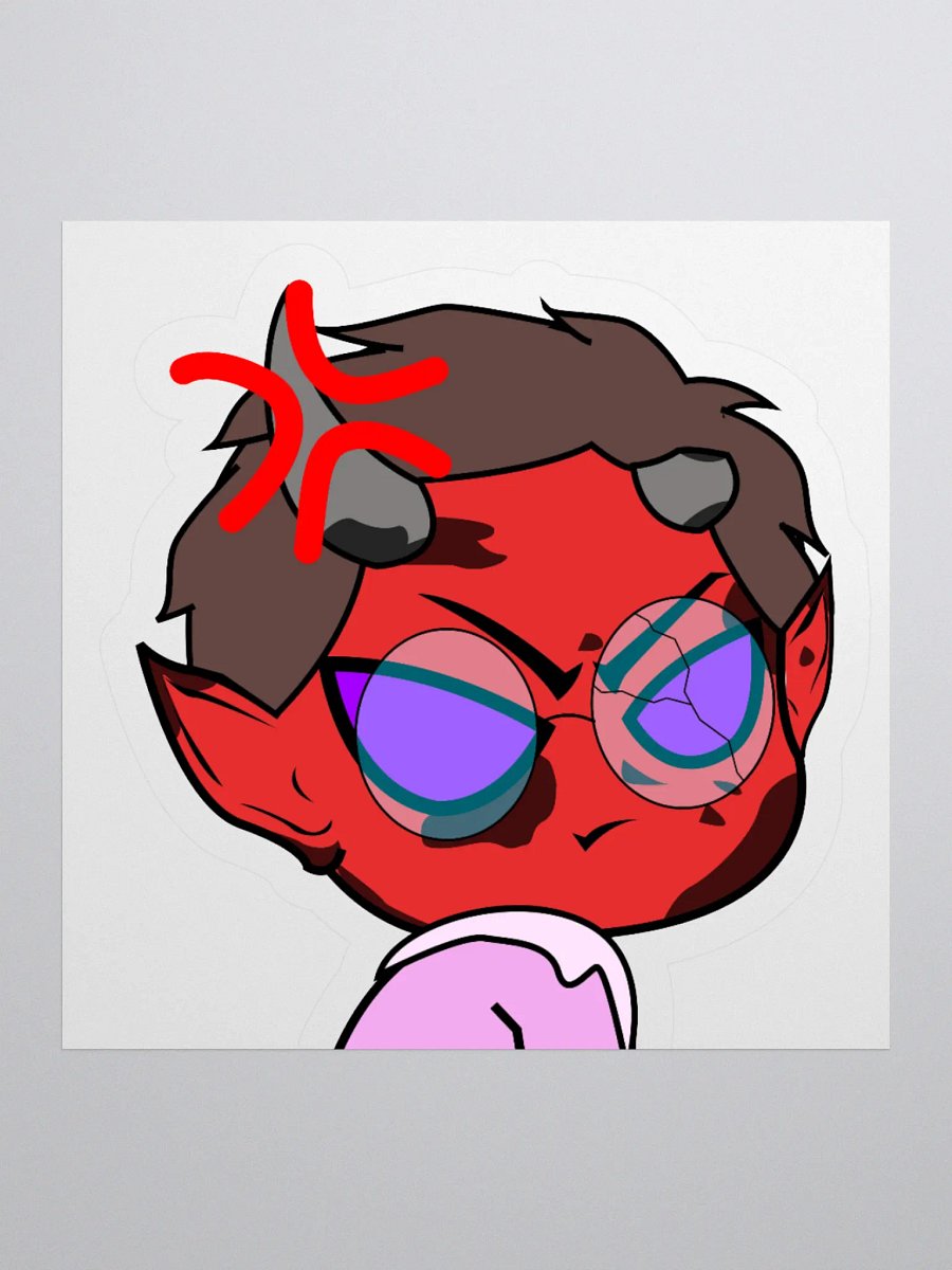 Angry bang Cut Stickers product image (2)
