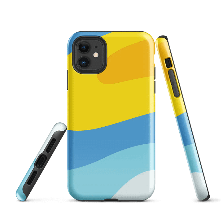 Flowing Waves iPhone® Tough Case product image (1)