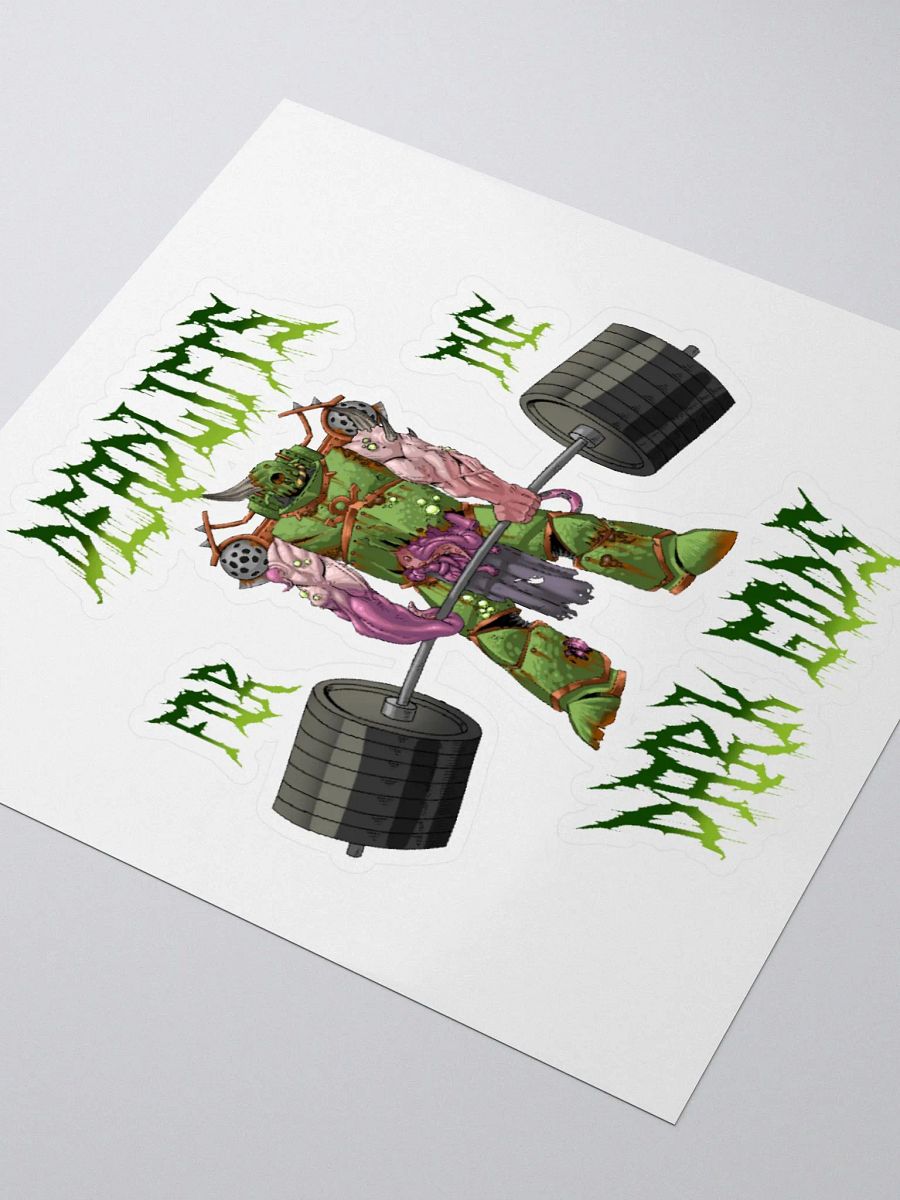Deadlifts For The Dark Gods - Plague Marine Sticker product image (7)