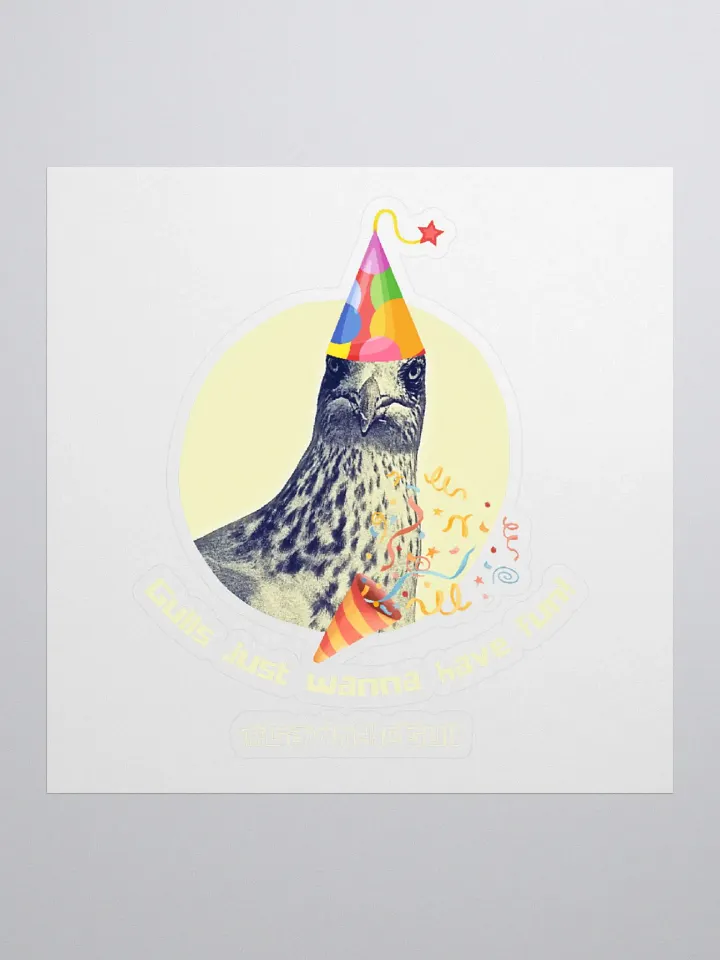 Gavin the Gull - Gulls just wanna have fun stickers product image (3)