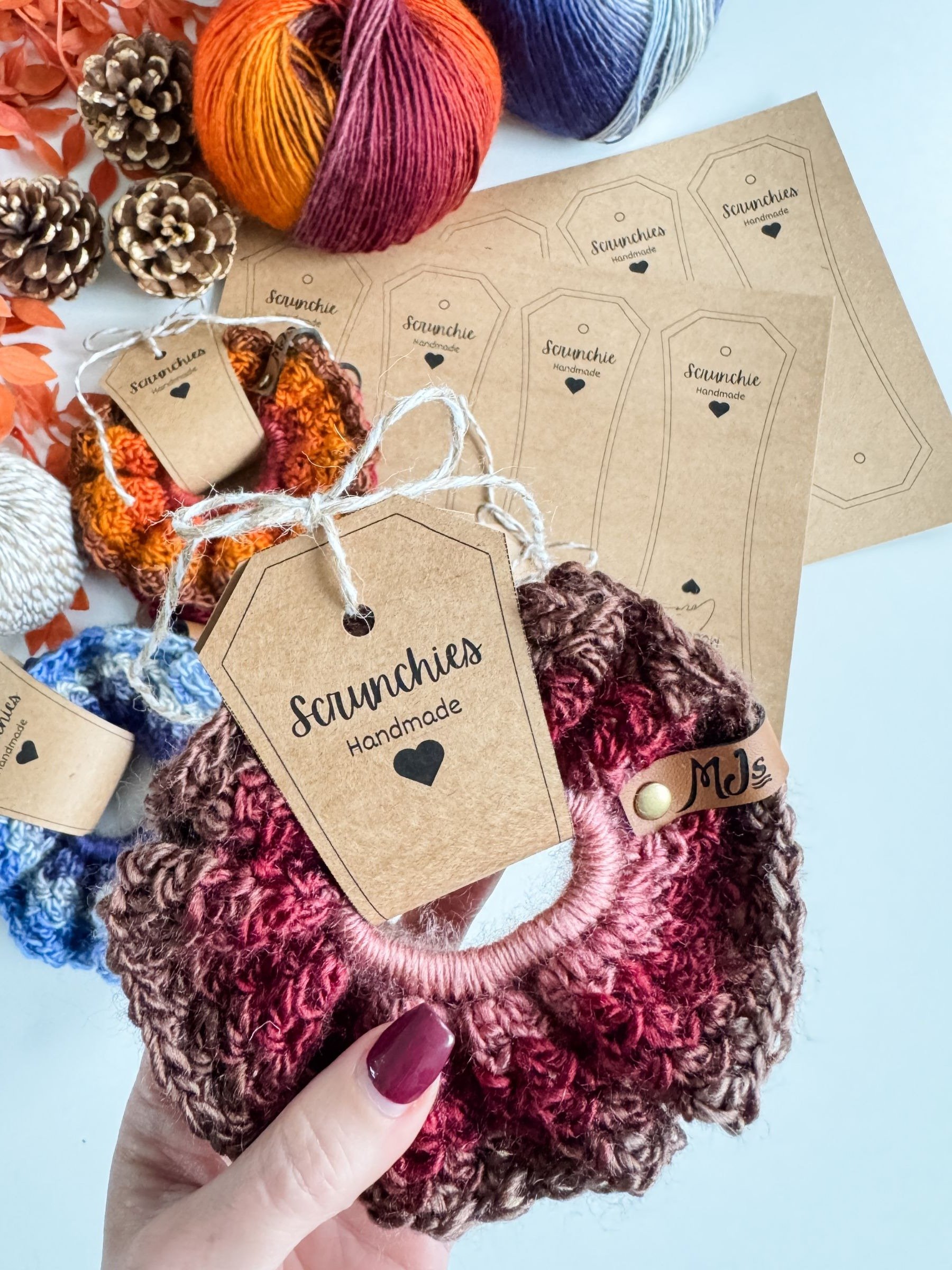 The Suzette Scrunchie Crochet Pattern product image (3)