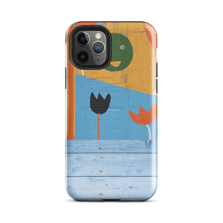 Abstract Floral Face iPhone® Tough Case product image (2)