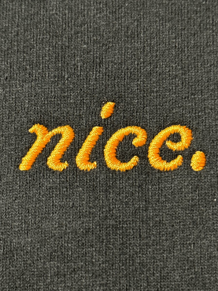 Nice. Gold Embroidered Hoodie (Black) product image (4)