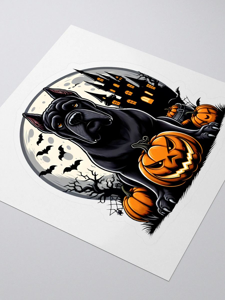 Spooky Cane Corso Halloween Sticker product image (3)