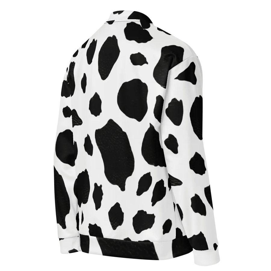 Unisex Cow Pattern Bomber Jacket – Design By Unik | Limited Edition (1,977 Pieces Worldwide) product image (7)