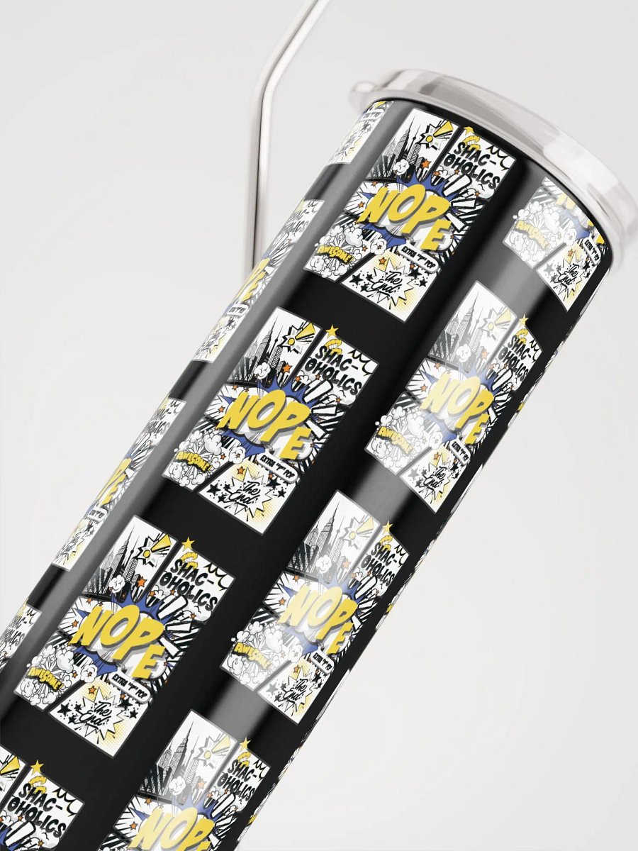 Shac-oholics Comic Blast Tumbler - Yellow 