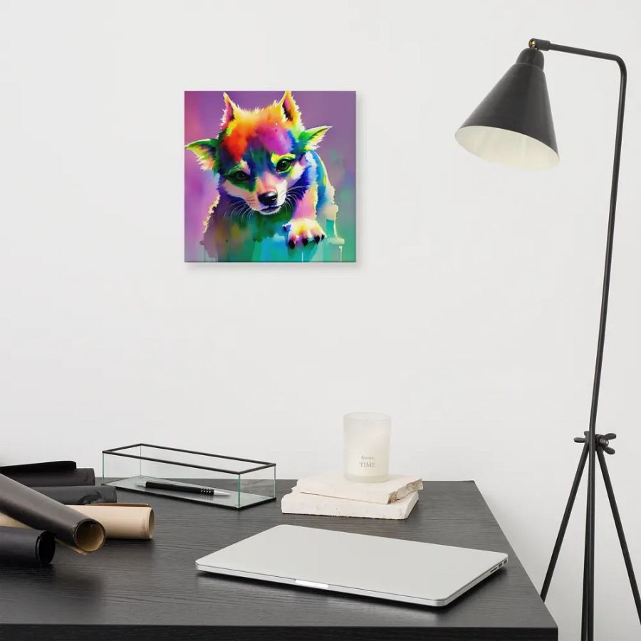 Cute Dog Digital Painting - v12 product image (11)
