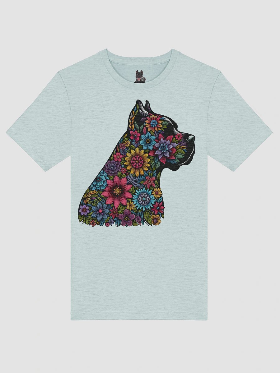 Vibrant Floral Cane Corso T-Shirt Design product image (17)