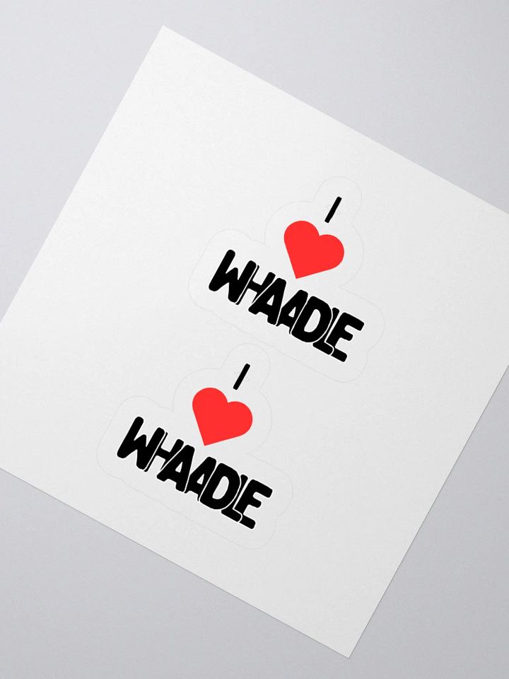 I <3 Whaadle Stickers product image (4)