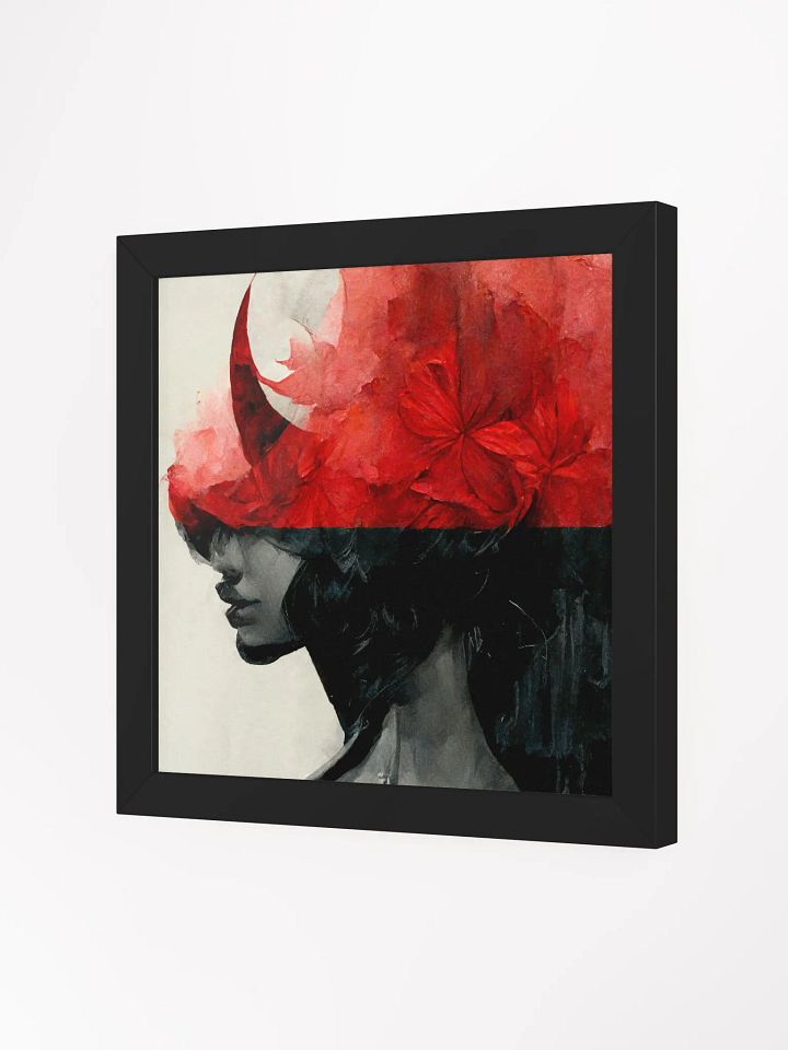 Dreamy Floral Red Hat Framed Poster product image (7)
