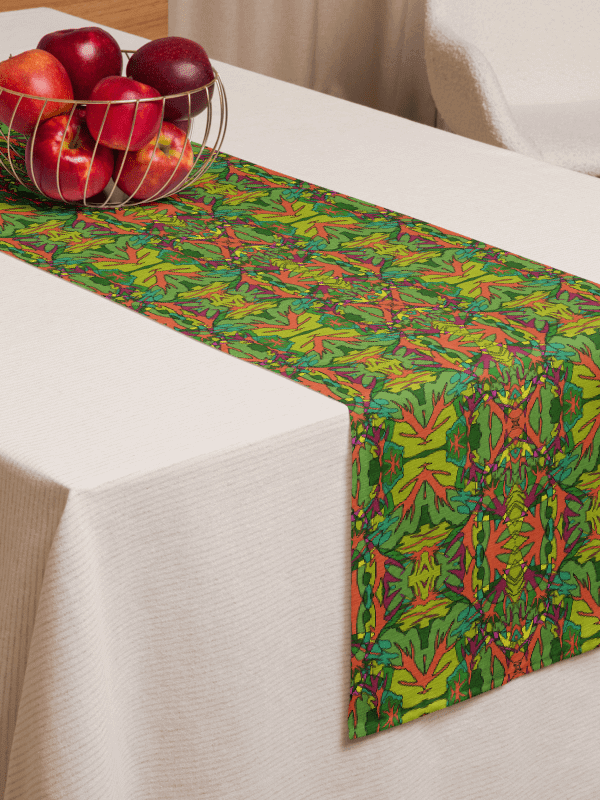 Spinach Tangle – Sublimated Table Runner product image (2)