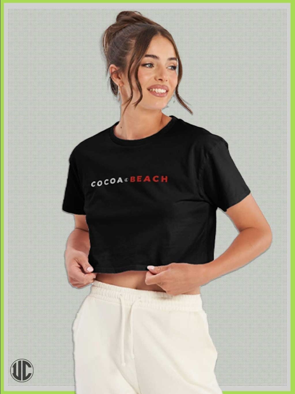 Crop Top | Cocoa Beach Original Crop Top T-Shirt product image (17)