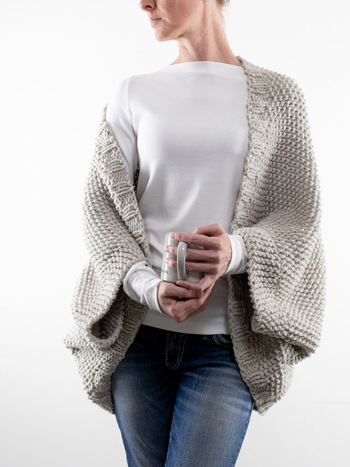 Seed Stitch Shrug Knitting Pattern - Extraordinary product image (1)