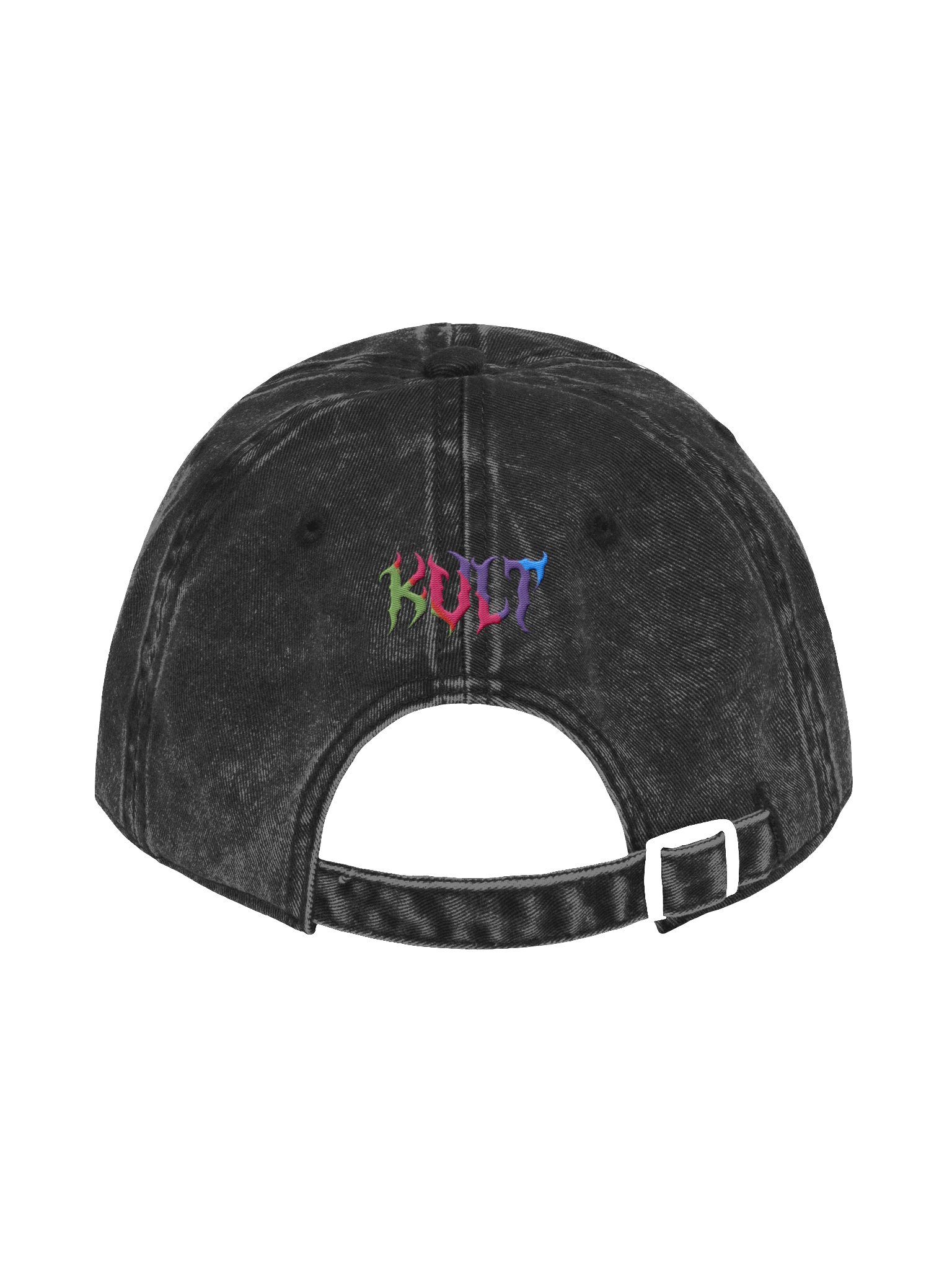 Kat Kult Vintage Wash Dad Hat (Rainbow logo) product image (2)