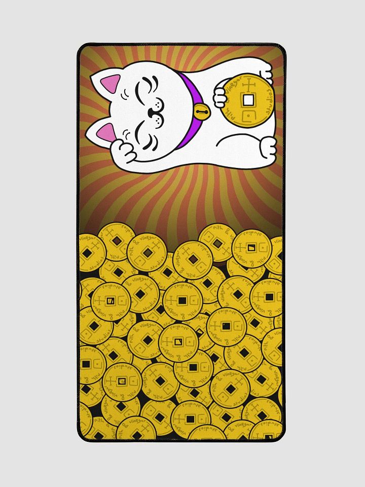Maneki neko large mouse mat product image (2)