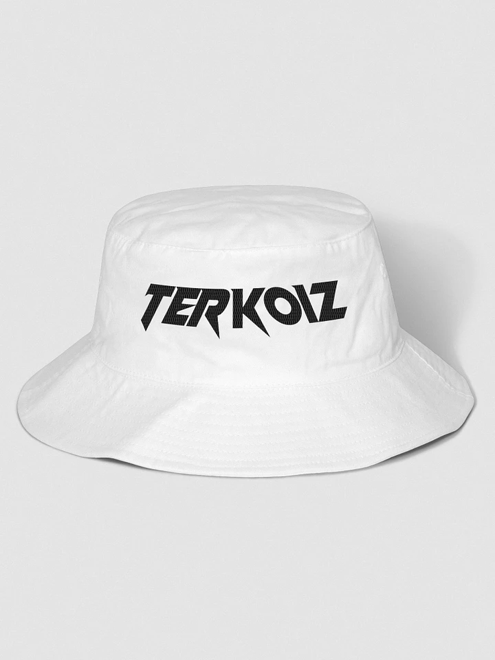 TERKOIZ LOGO BUCKET HAT (WHITE) product image (1)