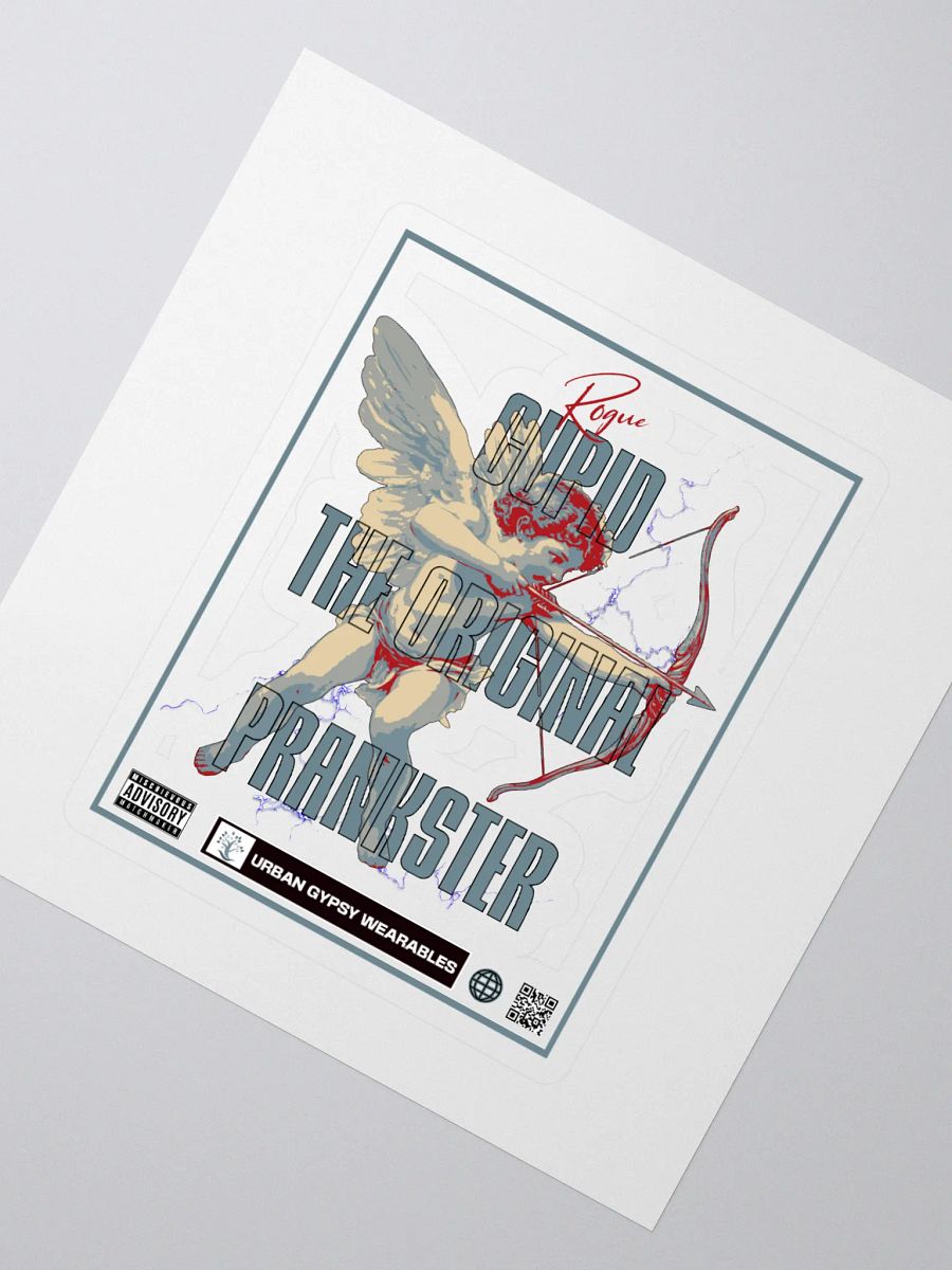 Cupid's Mischief Kiss Cut Sticker product image (2)