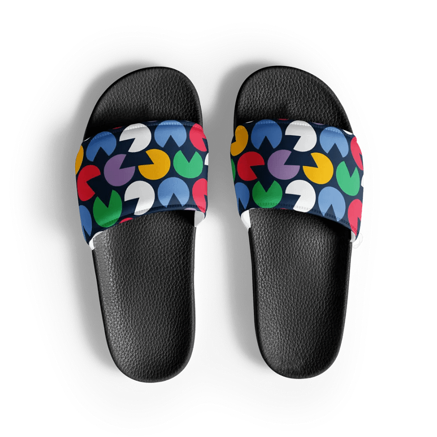 Pac-Man Pattern Men's Slides product image (3)